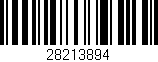 Código de barras (EAN, GTIN, SKU, ISBN): '28213894'