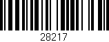 Código de barras (EAN, GTIN, SKU, ISBN): '28217'