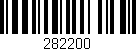 Código de barras (EAN, GTIN, SKU, ISBN): '282200'