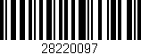 Código de barras (EAN, GTIN, SKU, ISBN): '28220097'