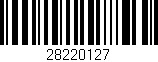Código de barras (EAN, GTIN, SKU, ISBN): '28220127'
