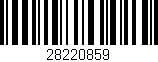 Código de barras (EAN, GTIN, SKU, ISBN): '28220859'
