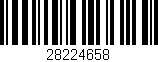 Código de barras (EAN, GTIN, SKU, ISBN): '28224658'