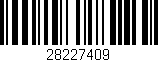 Código de barras (EAN, GTIN, SKU, ISBN): '28227409'
