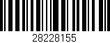 Código de barras (EAN, GTIN, SKU, ISBN): '28228155'