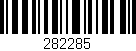 Código de barras (EAN, GTIN, SKU, ISBN): '282285'