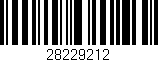 Código de barras (EAN, GTIN, SKU, ISBN): '28229212'