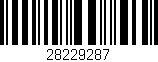 Código de barras (EAN, GTIN, SKU, ISBN): '28229287'