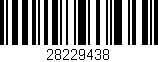Código de barras (EAN, GTIN, SKU, ISBN): '28229438'