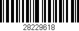 Código de barras (EAN, GTIN, SKU, ISBN): '28229618'