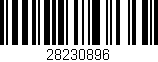 Código de barras (EAN, GTIN, SKU, ISBN): '28230896'