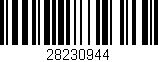 Código de barras (EAN, GTIN, SKU, ISBN): '28230944'