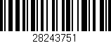 Código de barras (EAN, GTIN, SKU, ISBN): '28243751'