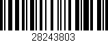Código de barras (EAN, GTIN, SKU, ISBN): '28243803'