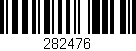 Código de barras (EAN, GTIN, SKU, ISBN): '282476'
