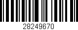 Código de barras (EAN, GTIN, SKU, ISBN): '28249670'