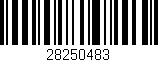 Código de barras (EAN, GTIN, SKU, ISBN): '28250483'
