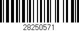 Código de barras (EAN, GTIN, SKU, ISBN): '28250571'