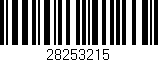 Código de barras (EAN, GTIN, SKU, ISBN): '28253215'