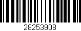 Código de barras (EAN, GTIN, SKU, ISBN): '28253908'