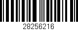 Código de barras (EAN, GTIN, SKU, ISBN): '28256216'