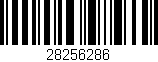 Código de barras (EAN, GTIN, SKU, ISBN): '28256286'