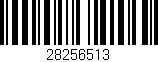 Código de barras (EAN, GTIN, SKU, ISBN): '28256513'
