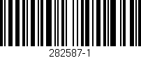 Código de barras (EAN, GTIN, SKU, ISBN): '282587-1'