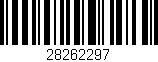 Código de barras (EAN, GTIN, SKU, ISBN): '28262297'