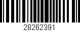 Código de barras (EAN, GTIN, SKU, ISBN): '28262391'