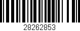Código de barras (EAN, GTIN, SKU, ISBN): '28262853'