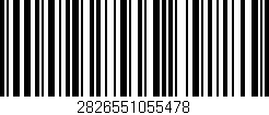 Código de barras (EAN, GTIN, SKU, ISBN): '2826551055478'