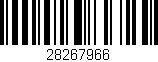 Código de barras (EAN, GTIN, SKU, ISBN): '28267966'