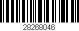 Código de barras (EAN, GTIN, SKU, ISBN): '28268046'
