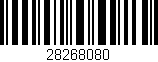 Código de barras (EAN, GTIN, SKU, ISBN): '28268080'