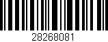 Código de barras (EAN, GTIN, SKU, ISBN): '28268081'