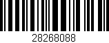 Código de barras (EAN, GTIN, SKU, ISBN): '28268088'