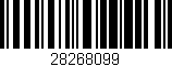 Código de barras (EAN, GTIN, SKU, ISBN): '28268099'