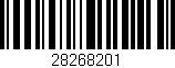 Código de barras (EAN, GTIN, SKU, ISBN): '28268201'