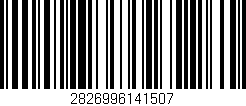 Código de barras (EAN, GTIN, SKU, ISBN): '2826996141507'