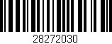 Código de barras (EAN, GTIN, SKU, ISBN): '28272030'