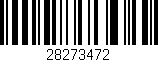 Código de barras (EAN, GTIN, SKU, ISBN): '28273472'