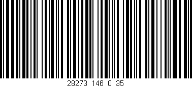 Código de barras (EAN, GTIN, SKU, ISBN): '28273_146_0_35'