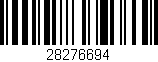 Código de barras (EAN, GTIN, SKU, ISBN): '28276694'