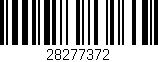 Código de barras (EAN, GTIN, SKU, ISBN): '28277372'