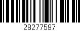 Código de barras (EAN, GTIN, SKU, ISBN): '28277597'