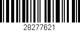 Código de barras (EAN, GTIN, SKU, ISBN): '28277621'