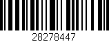 Código de barras (EAN, GTIN, SKU, ISBN): '28278447'