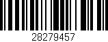 Código de barras (EAN, GTIN, SKU, ISBN): '28279457'