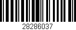 Código de barras (EAN, GTIN, SKU, ISBN): '28286037'